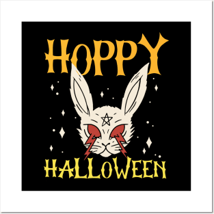 Hoppy Halloween Dead Bunny Halloween Posters and Art